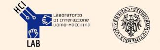 Loghi Università di Udine e Laboratorio di Interazione Uomo-Macchina